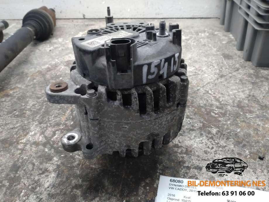 Dynamo diesel til VW Caddy, 2015-2020 (Type III, Fase 3)  
