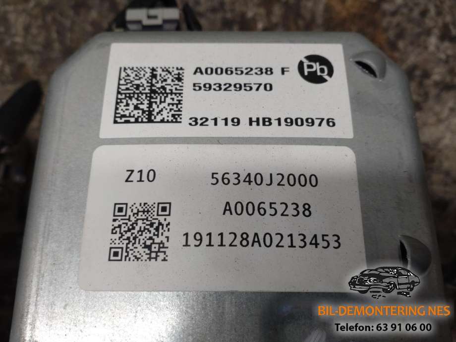 Rattaksel elektrisk servo til Kia e-Soul 2019-->> (Type III)