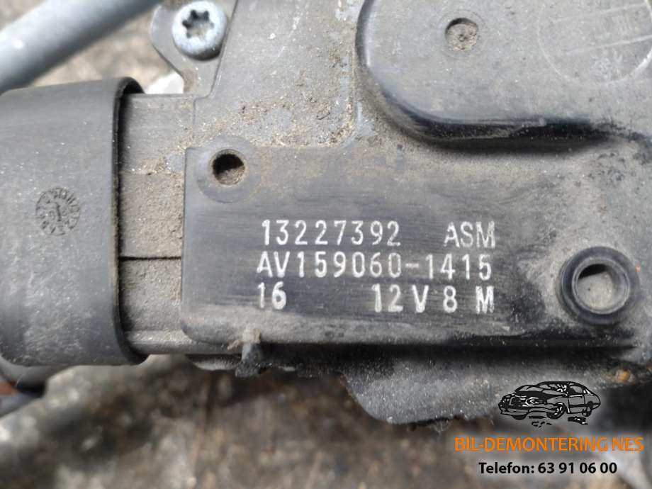 Viskermotor frontrute komplett m/overføring til Opel Insignia A 2009-2014  