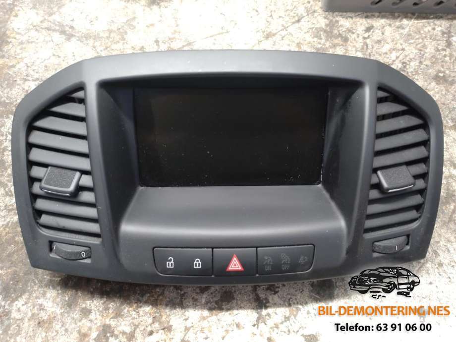 Multimedia display (MCU - Media Controller Unit) til Opel Insignia A 2009-2014