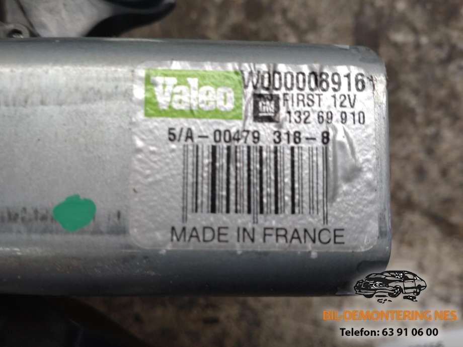 Viskermotor bakrute til Opel Insignia A 2009-2014  