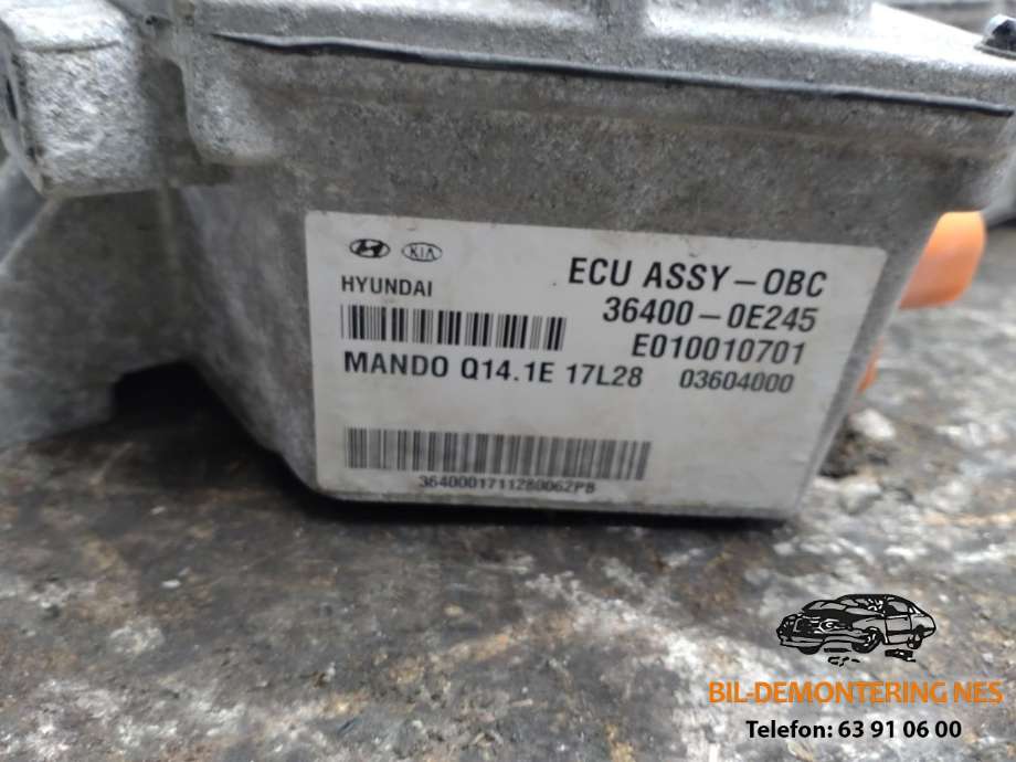 Batterilader (OBC - On Board Charger) til Kia Soul 2014-2019 (Type II)  (36400-0E245|)