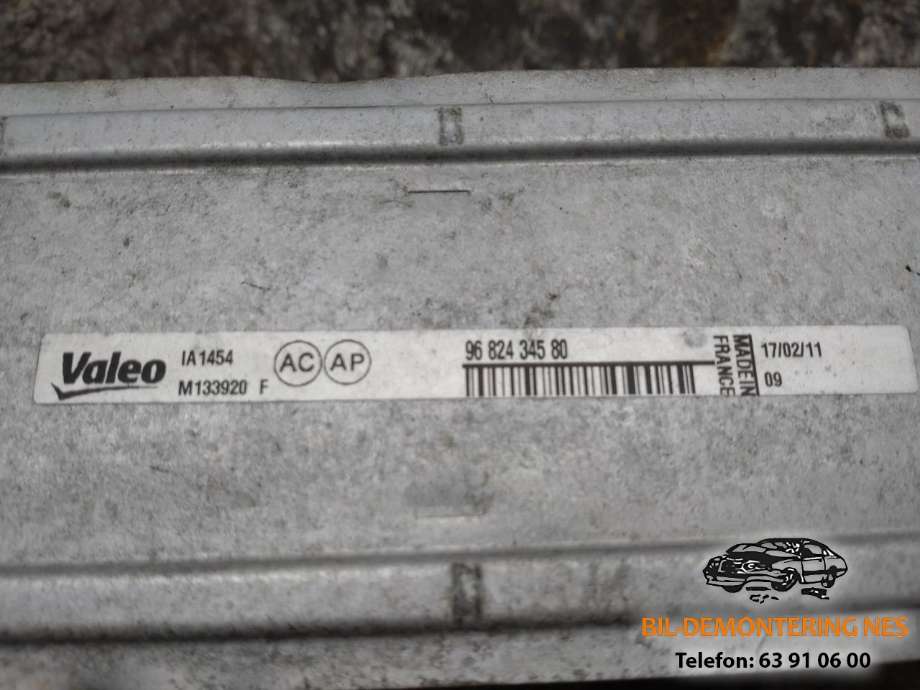 Intercooler til Peugeot Partner 2008-2015 (Type II, Fase 1) (9682434580|)