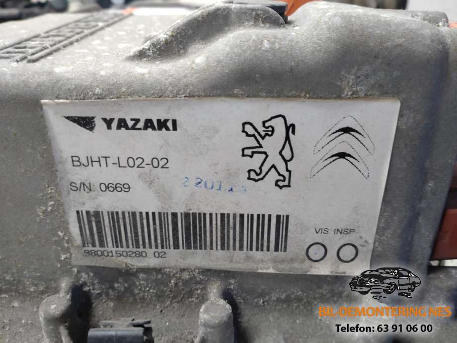 Inverter elbil til Peugeot Partner 2008-2015 (Type II, Fase 1)  (BJHT-L02-02|980015028002|)