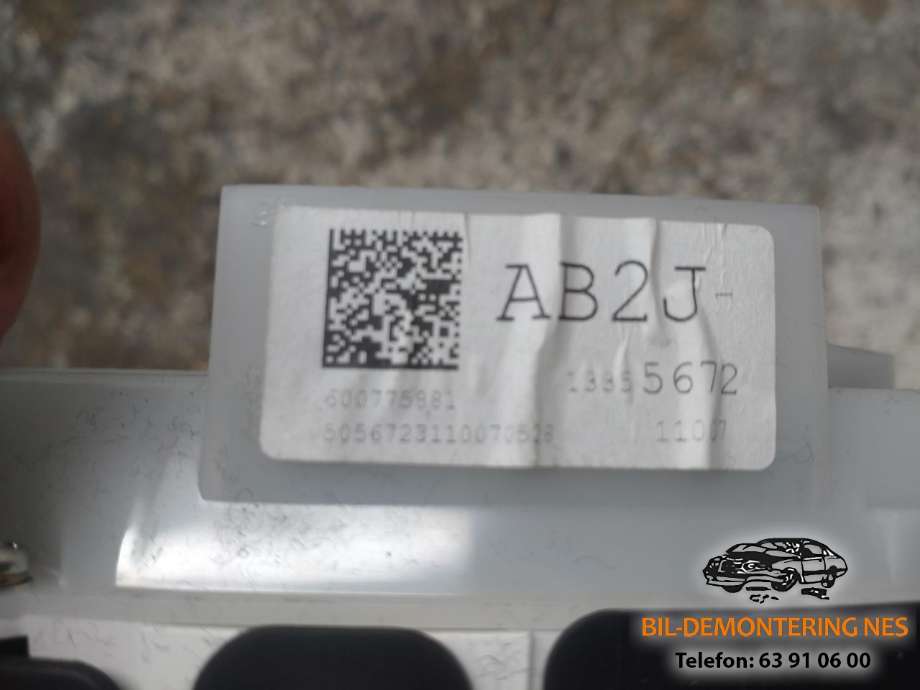 Instrumentpanel til Opel Astra J 2010-2015