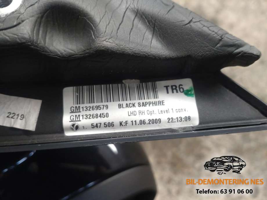 Speil høyre til Opel Insignia A 2009-2014  