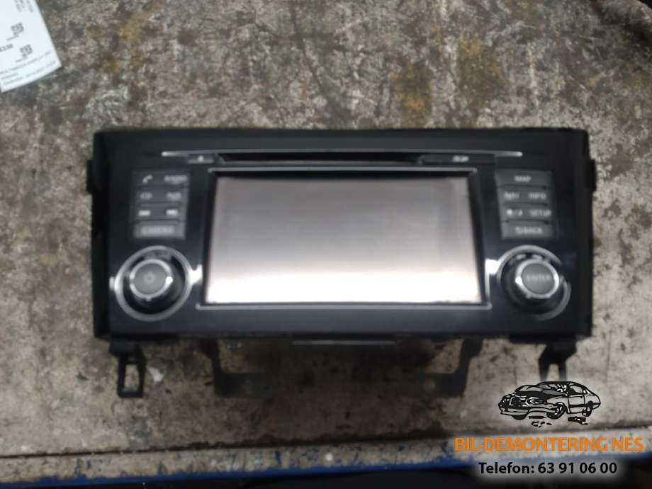 Multimedia display (MCU - Media Controller Unit) til Nissan Qashqai 2014-2021 (Type II)