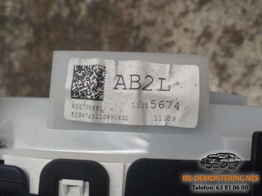 Instrumentpanel til Opel Astra J 2010-2015  