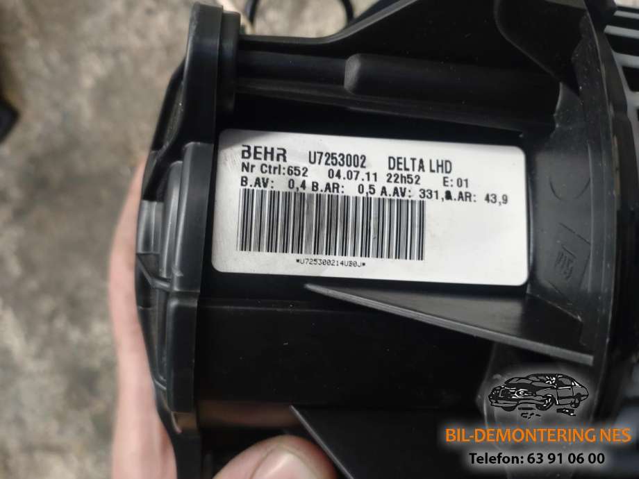 Varmeapparat motor til Opel Astra J 2010-2015  