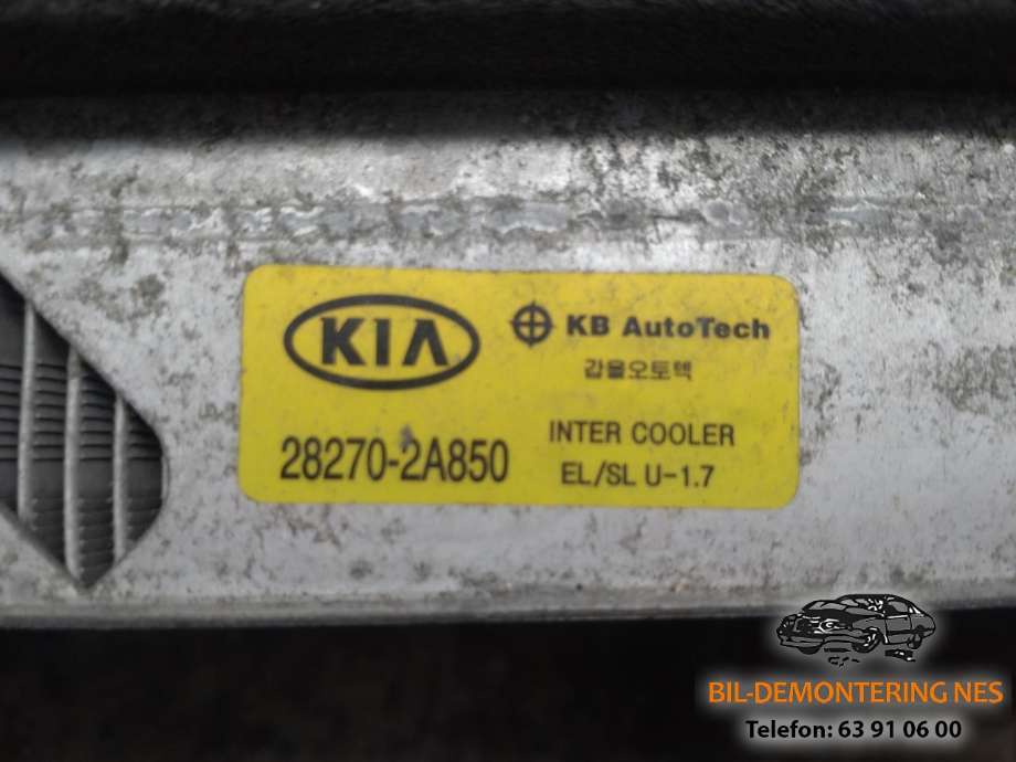 Intercooler til Kia Sportage 2010-2016 (Type III)