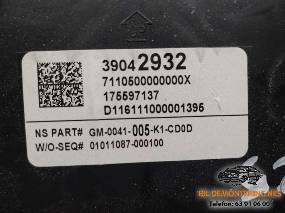 Instrumentpanel til Opel Astra K 2015-->>  