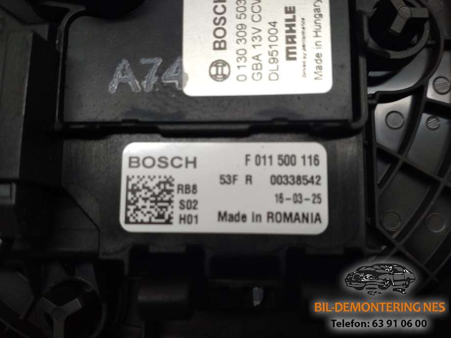 Varmeapparat motor til Opel Astra K 2015-->>  