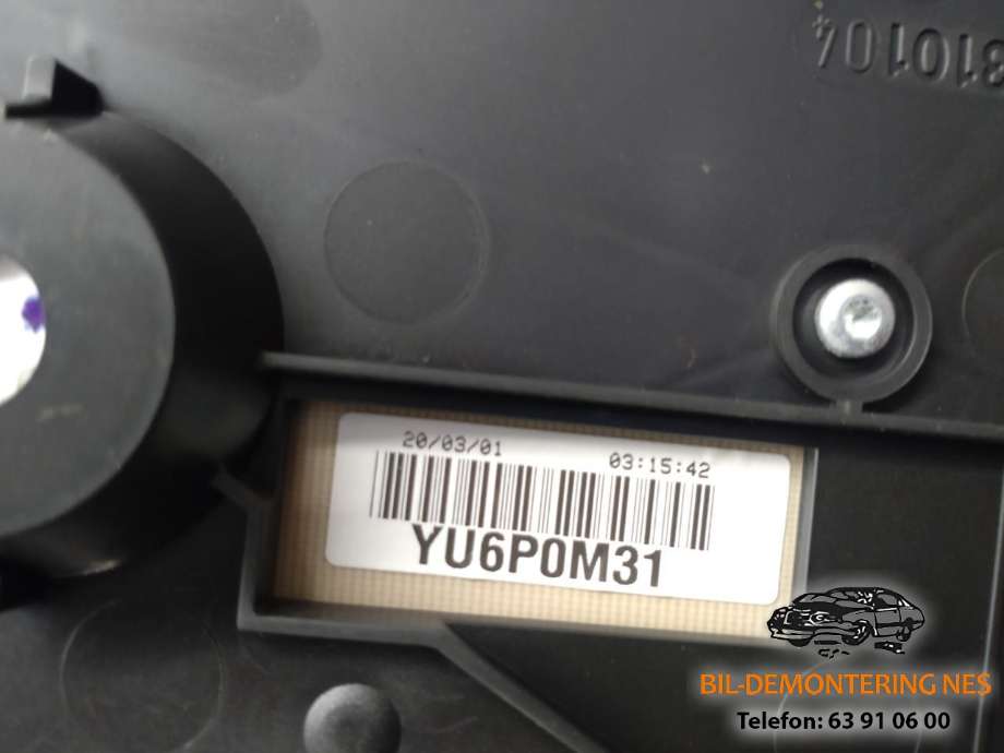 Instrumentpanel til Peugeot Partner 2008-2015 (Type II, Fase 1)