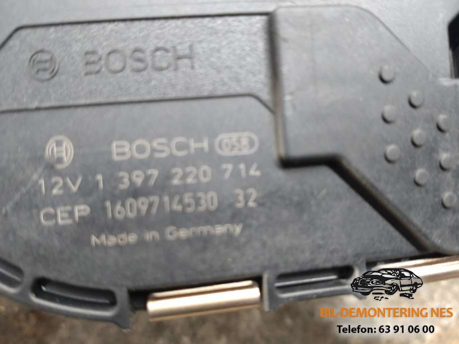 Viskermotor frontrute komplett m/overføring til Opel Astra K 2015-->>