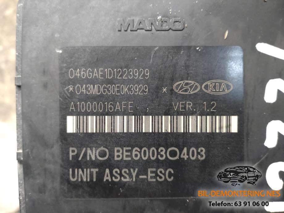 ABS sentral til Kia Sportage 2010-2016 (Type III)  