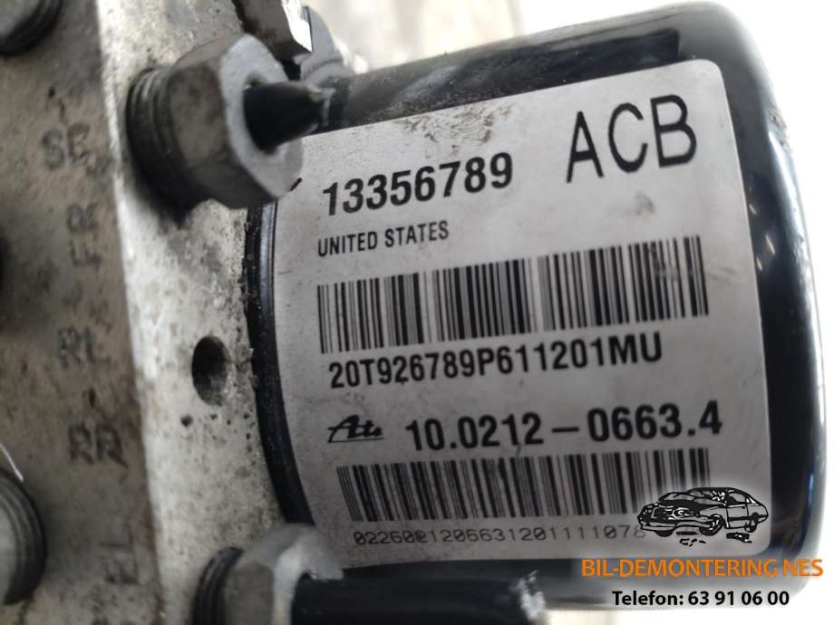 ABS sentral til Opel Astra J 2010-2015