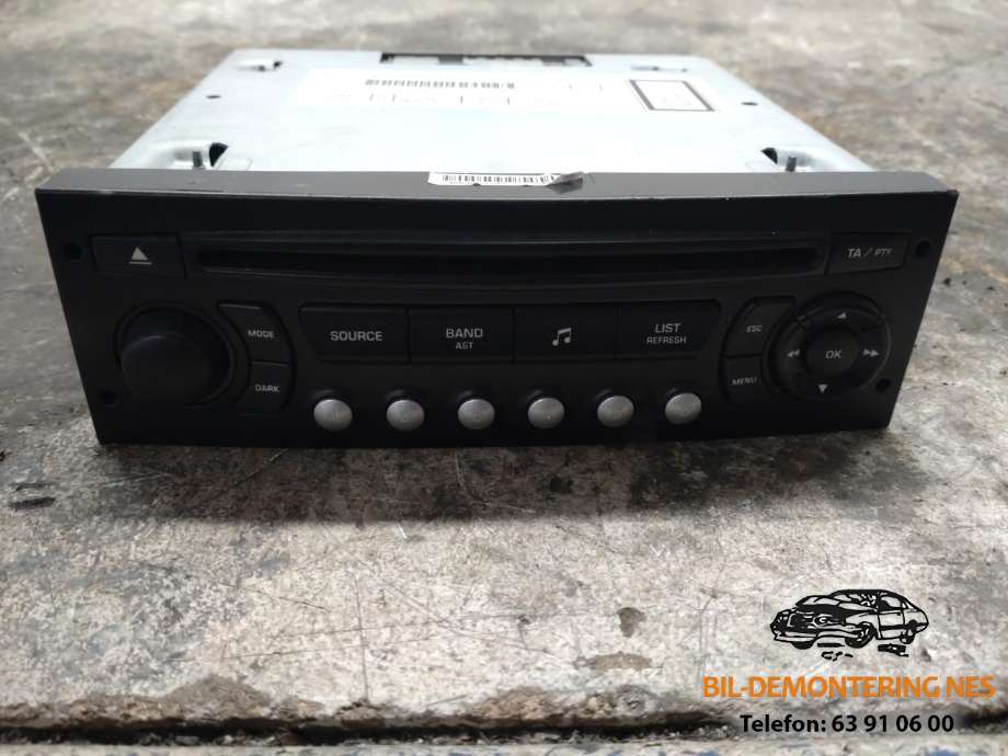 Bilstereo til Peugeot Partner, 2008-2015 (Type II, Fase 1)  