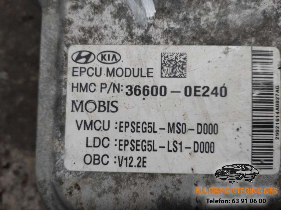 Inverter elbil til Kia Soul 2014-2019 (Type II)  
