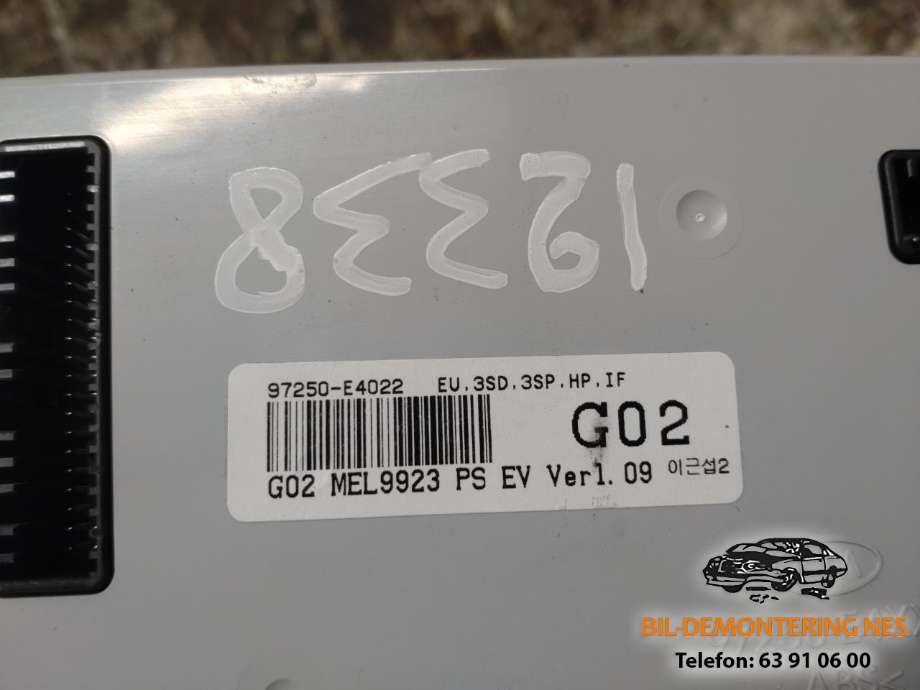 Varmeapparat betjening til Kia Soul 2014-2019 (Type II)