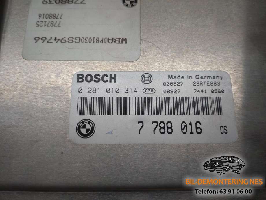 Styreenhet motor til BMW 5-Serie 1996-2003 (E39) (E39) (0281010314|)