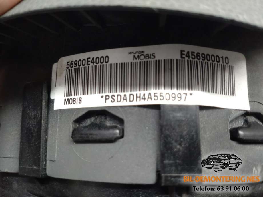 Airbag rattpute til Kia Soul 2014-2019 (Type II)  