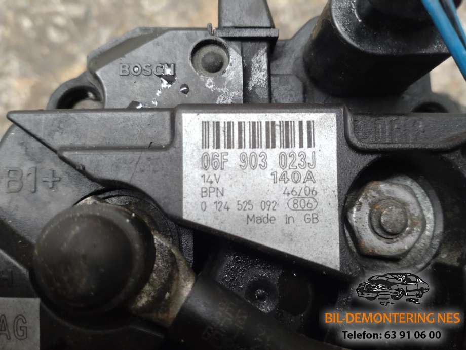 Dynamo diesel til Audi A4 2007-2014 (Type IV) (B8) (B8)