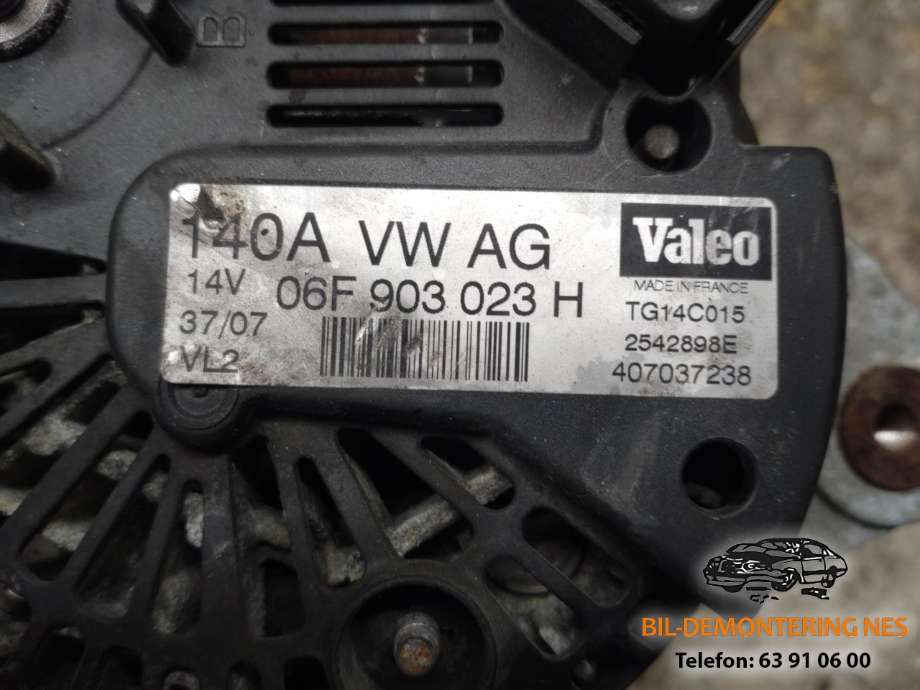 Dynamo diesel til Audi A4 2007-2014 (Type IV) (B8) (B8) 