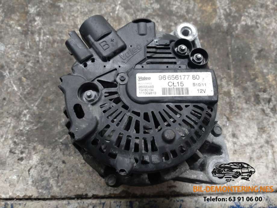 Dynamo diesel til Peugeot Partner 2008-2015 (Type II, Fase 1)  (9665617780|)
