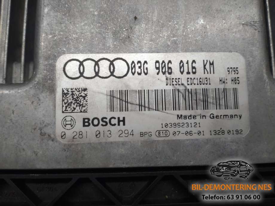Styreenhet motor til Audi A4 2007-2014 (Type IV) (B8) (B8) (03G906016KM|)