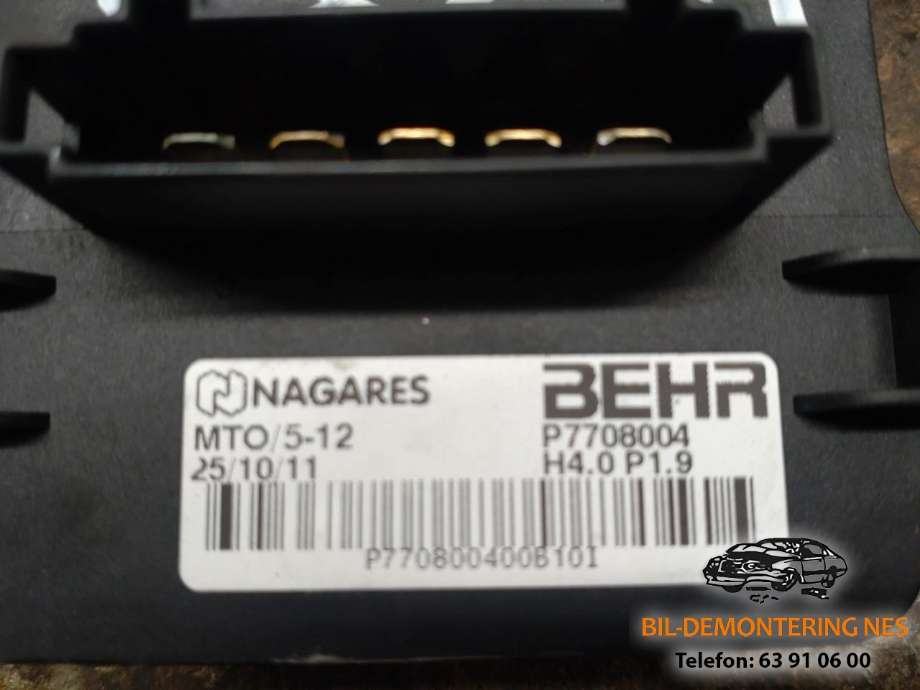 Varmeapparat motstand til Opel Astra J 2010-2015  (P7708004|)