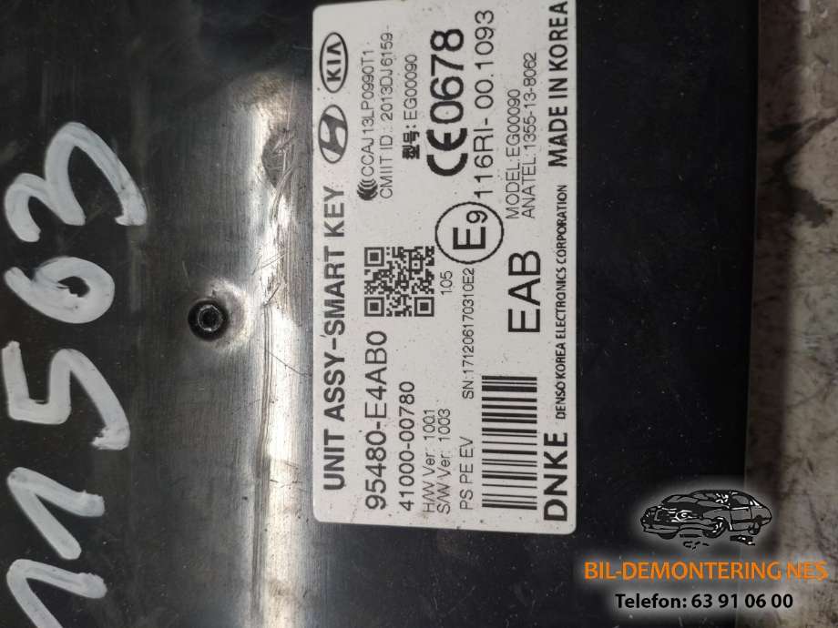 Styreenhet nøkkelfri/keyless til Kia Soul 2014-2019 (Type II) (95480-E4AB0|41000-00780|)