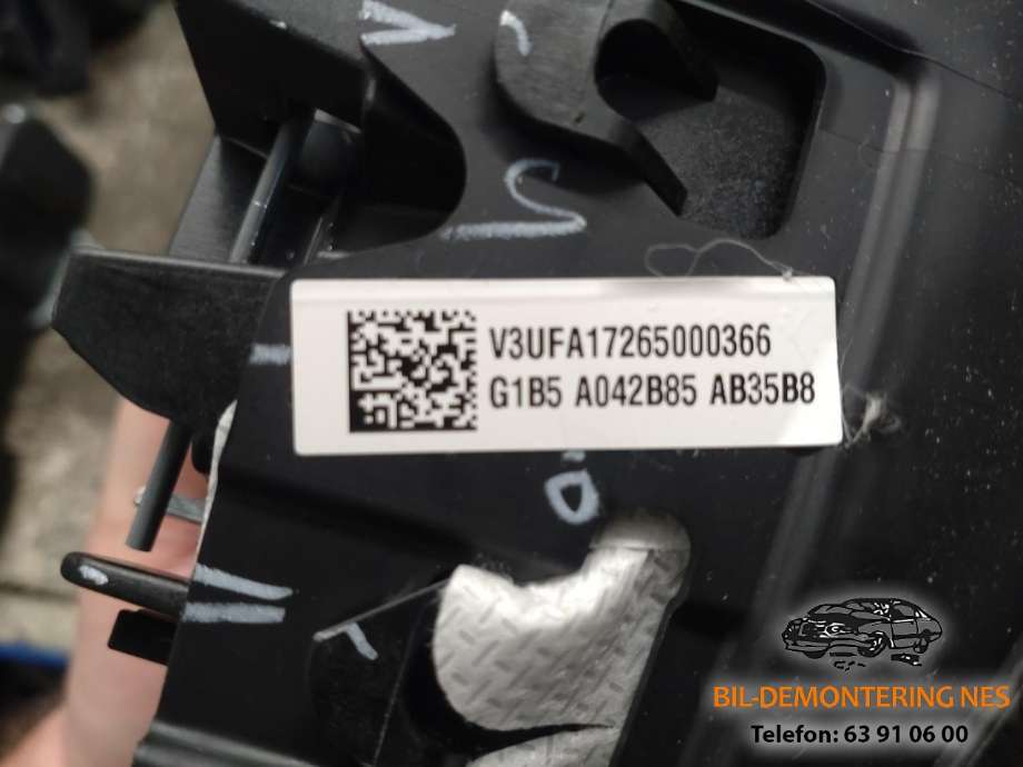 Airbag rattpute til Ford Ka+ 2016-->> (Type III)
