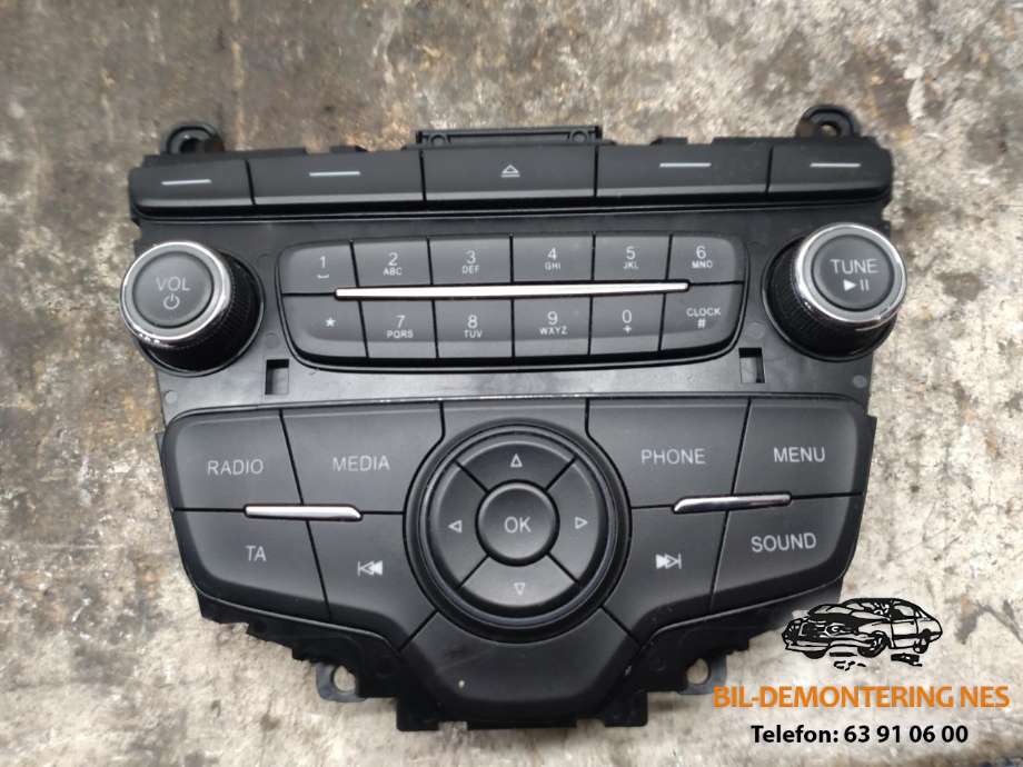 Bilstereo betjeningspanel til Ford Ka+ 2016-->> (Type III)