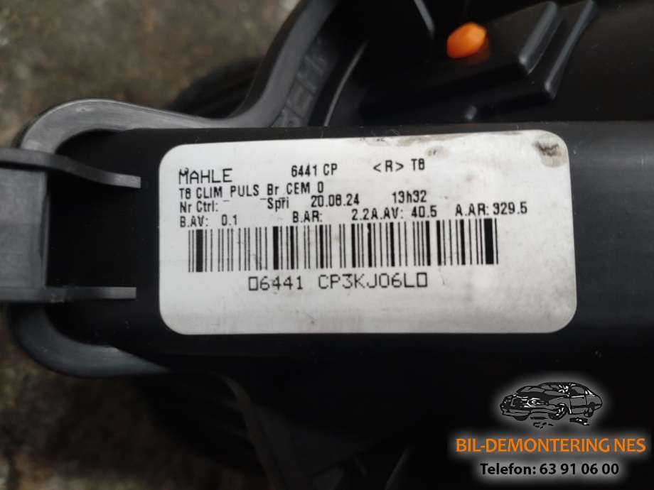 Varmeapparat motor til Peugeot 5008 2010-2017 (Type I)