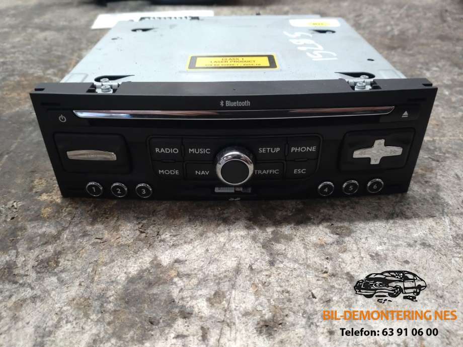 Bilstereo til Peugeot 5008, 2010-2017 (Type I)