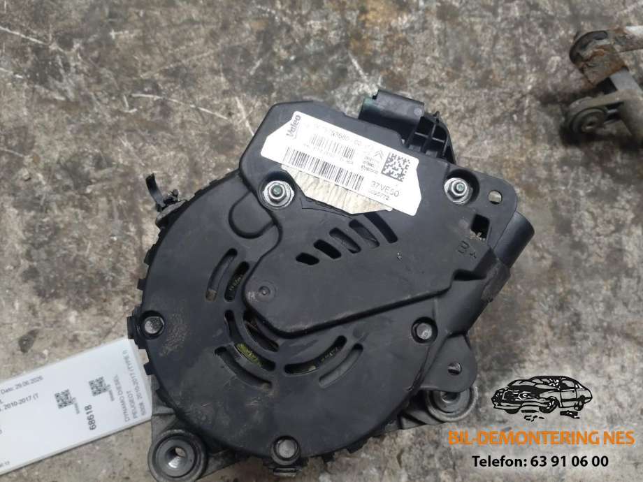 Dynamo diesel til Peugeot 5008 2010-2017 (Type I)  (9675753680-02|5705PA|1625944380)