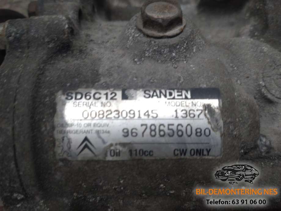 Aircondition kompressor til Peugeot 5008 2010-2017 (Type I)  