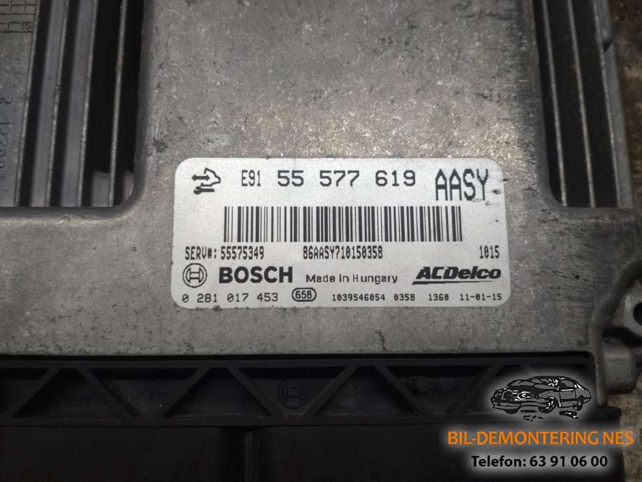 Styreenhet motor til Opel Insignia A 2009-2014  (55577619|)