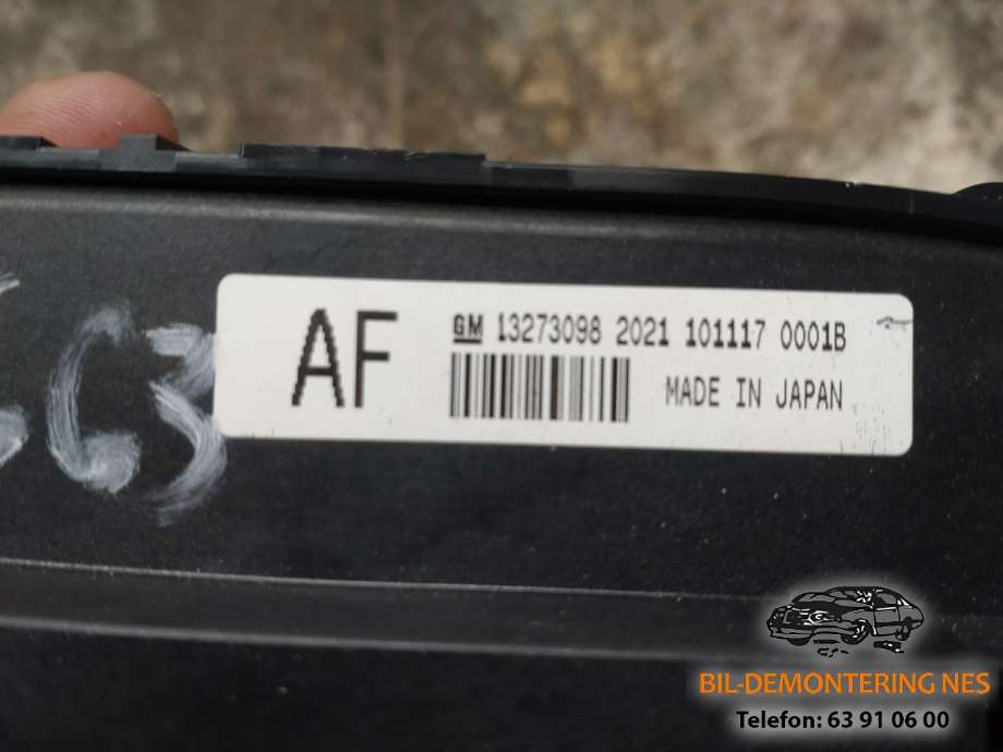 Varmeapparat betjening til Opel Insignia A 2009-2014 (13273098|)