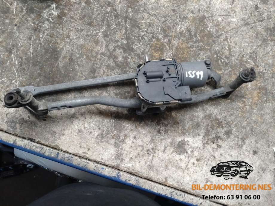 Viskermotor frontrute komplett m/overføring til Audi A3, 2003-2008 (Type II, Fase 1)  