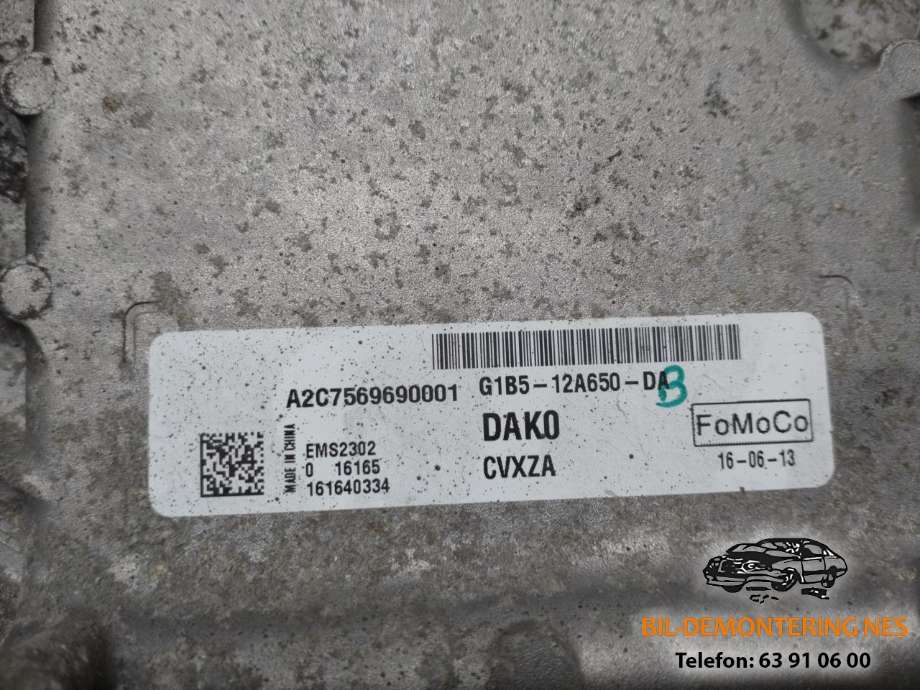 Styreenhet motor til Ford Ka+ 2016-->> (Type III)  (G1B5-12A650-DB|)