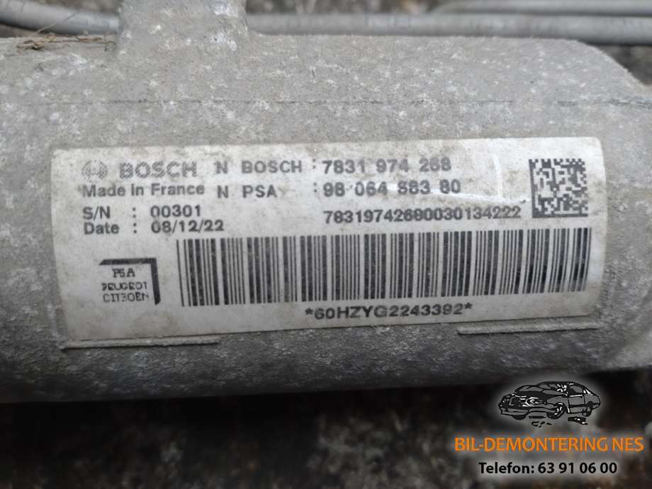 Tannstang til Toyota Proace 2016-->> (Type II) (9806488380|7831974268|)