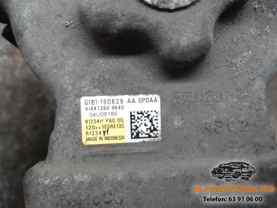 Aircondition kompressor til Ford Ka+ 2016-->> (Type III)