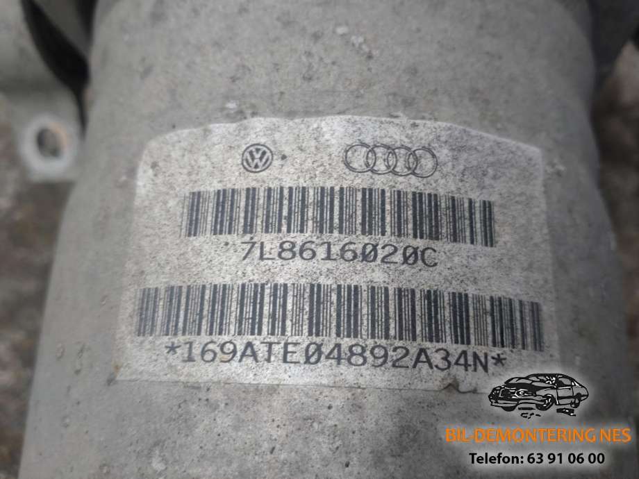 Fjær bak nivå luftpute/belg til Audi Q7 2010-2015 (Type I, Fase 2)  (7L8616020C|)