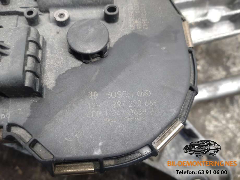 Viskermotor frontrute komplett m/overføring til Mercedes C-Klasse 2007-2011 (Fase 1) (W204) (W204)