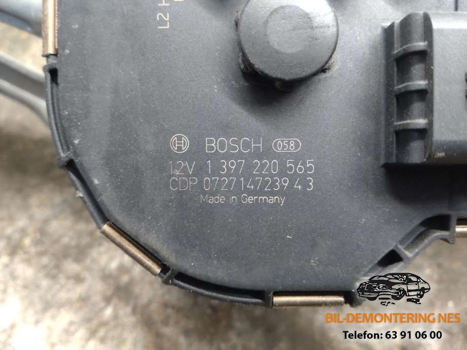 Viskermotor frontrute komplett m/overføring til VW Transporter / Caravelle 1990-2003 (T4) (T4)