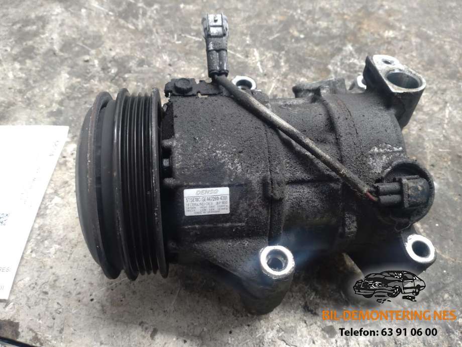 Aircondition kompressor til Toyota Yaris, 2012-2014 (Type III, Fase 1)