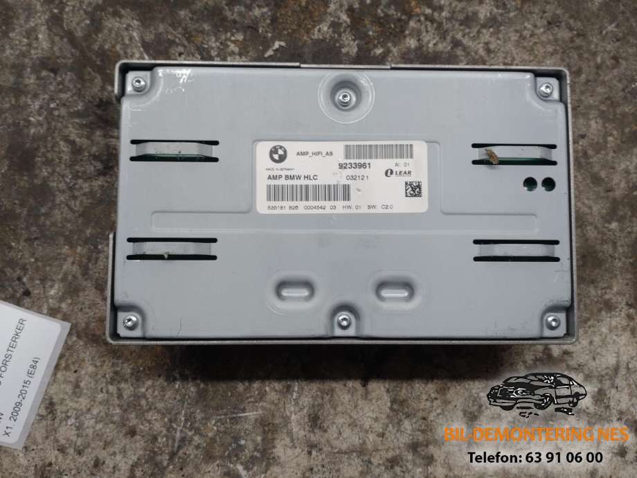 Bilstereo forsterker til BMW X1 2009-2015 (E84) (E84) (9233961|)