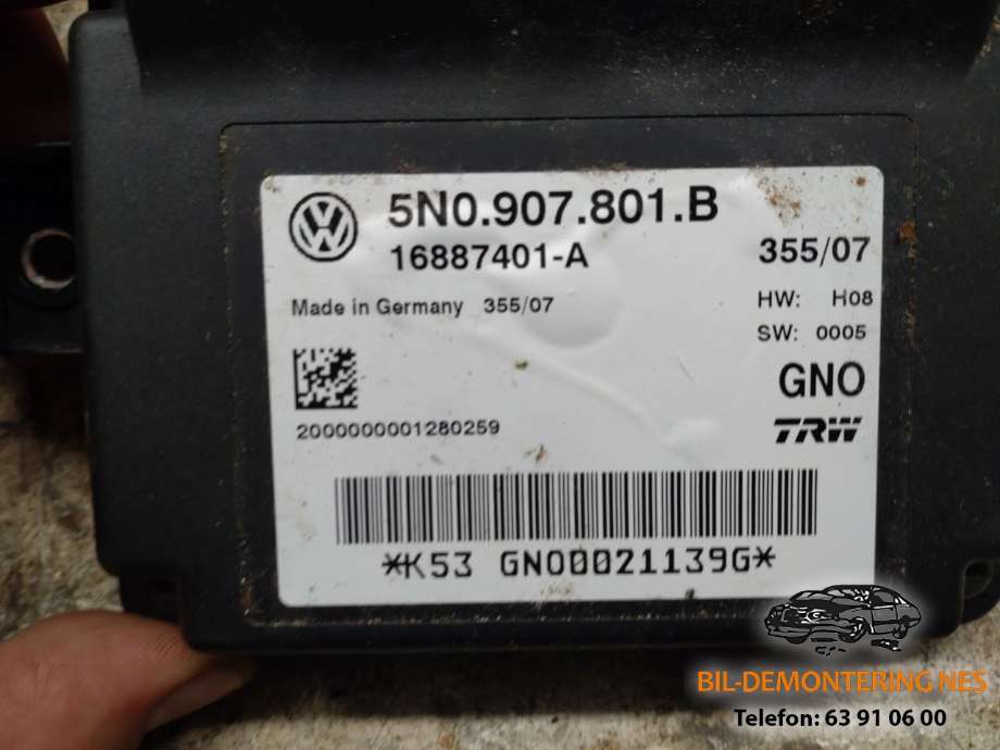 Styreenhet parkering til VW Tiguan 2007-2011 (Type I, Fase 1)  (5N0907801B|)