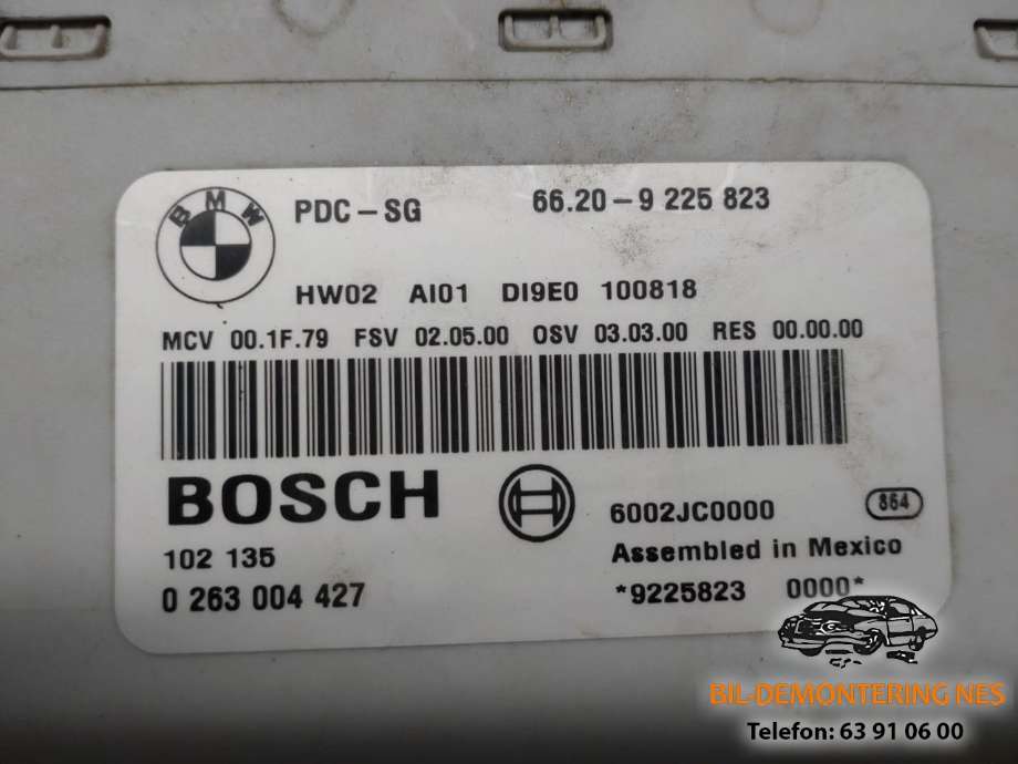 Styreenhet parkering til BMW X1 2009-2015 (E84) (E84) (66209225823|0263004427|)